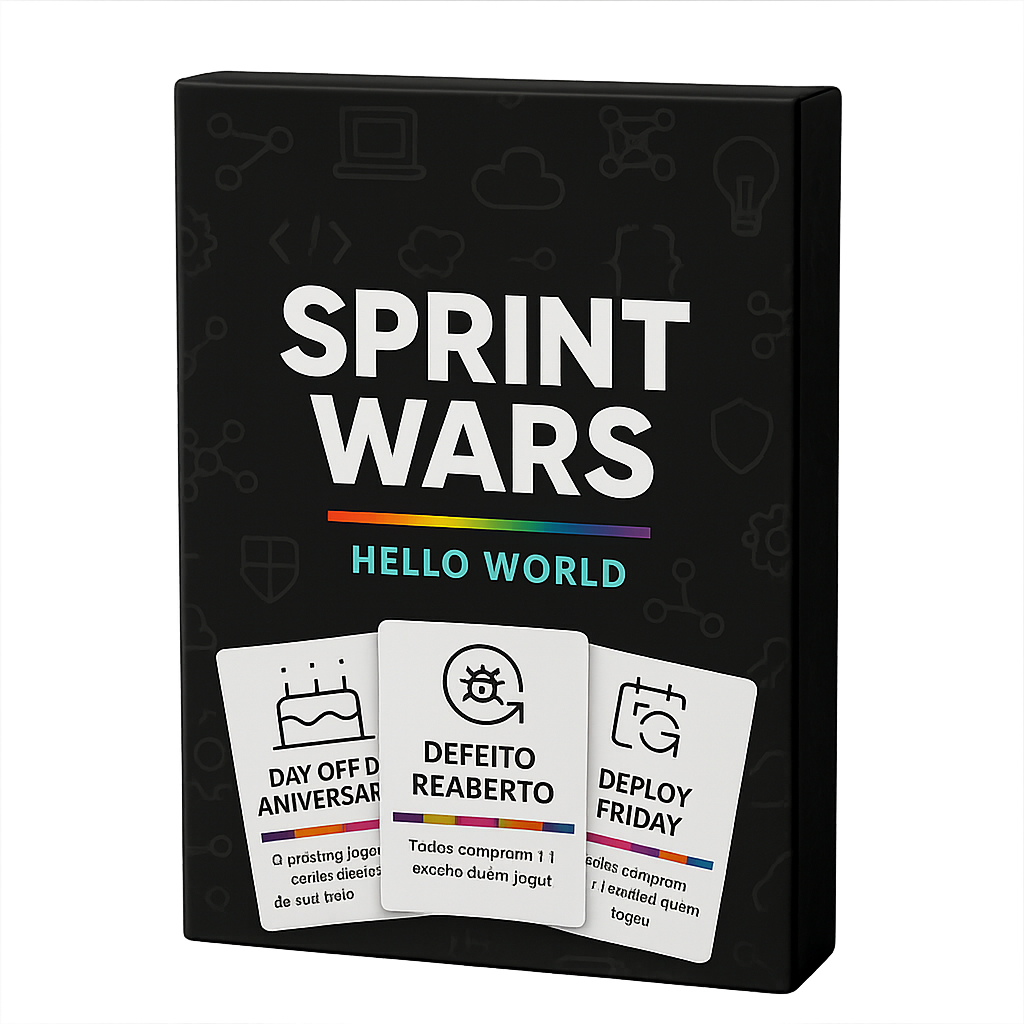 Exemplo da caixa do jogo Sprint Wars